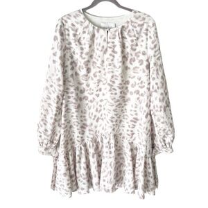 Anthropologie Dress Women's Medium Mare Mare Felix Leopard Animal Print Swing